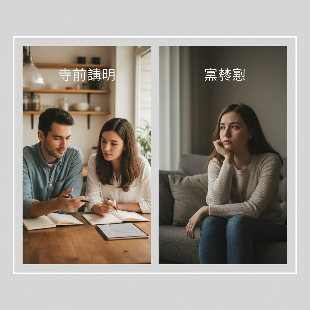 關係結束與重新選擇的示意圖